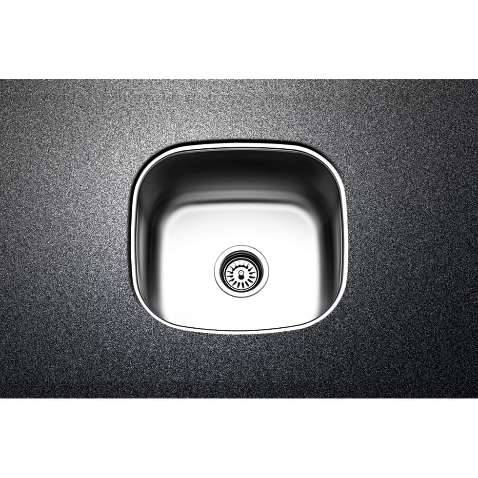 Νεροχύτης κουζίνας ανοξείδωτος Fortinox Valley 28043-110 Inox Σατινέ λείο 42,5×40 (υποκαθήμενος)