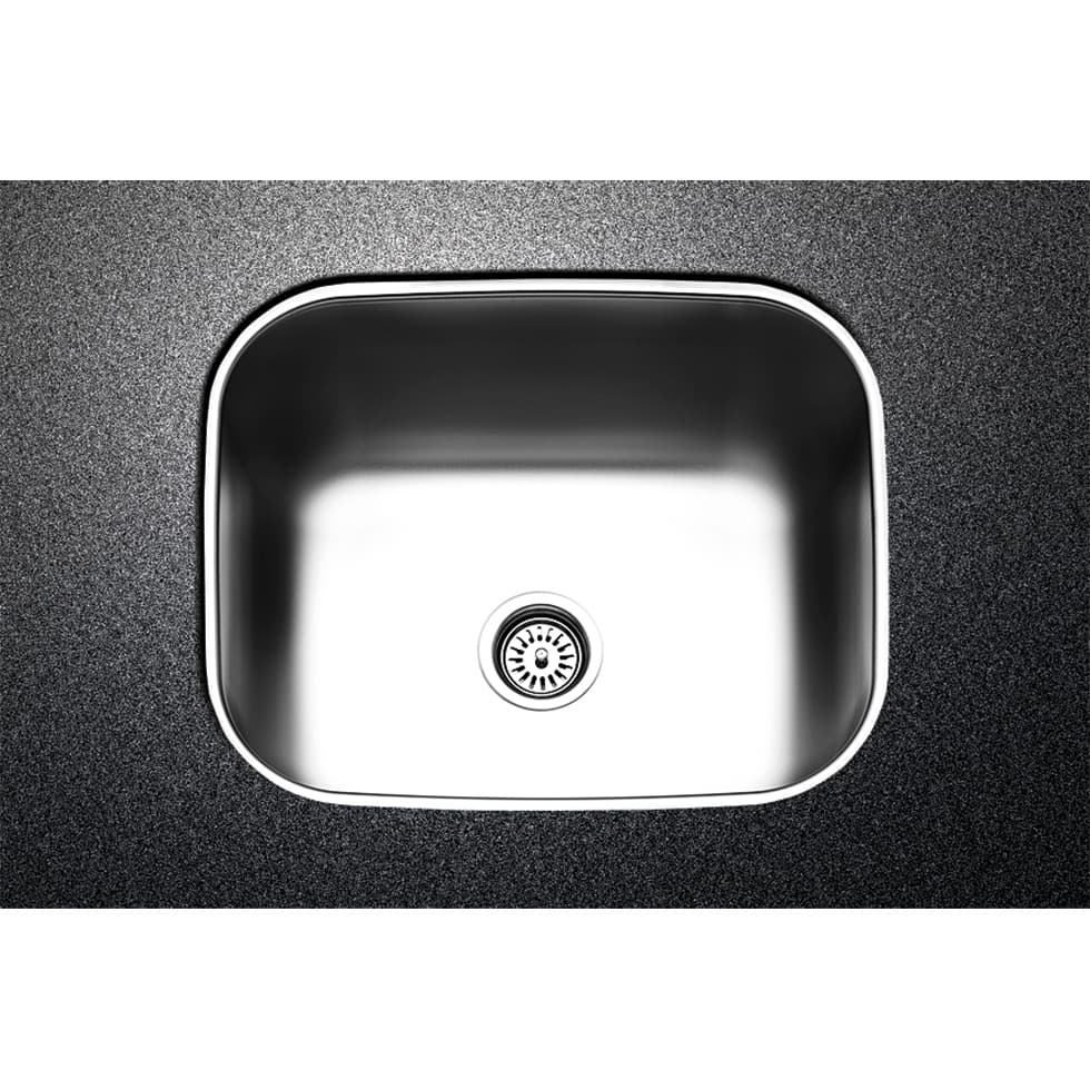 Νεροχύτης κουζίνας ανοξείδωτος Fortinox Valley 28053-110 Inox Σατινέ λείο 52,5×42,5 (υποκαθήμενος)