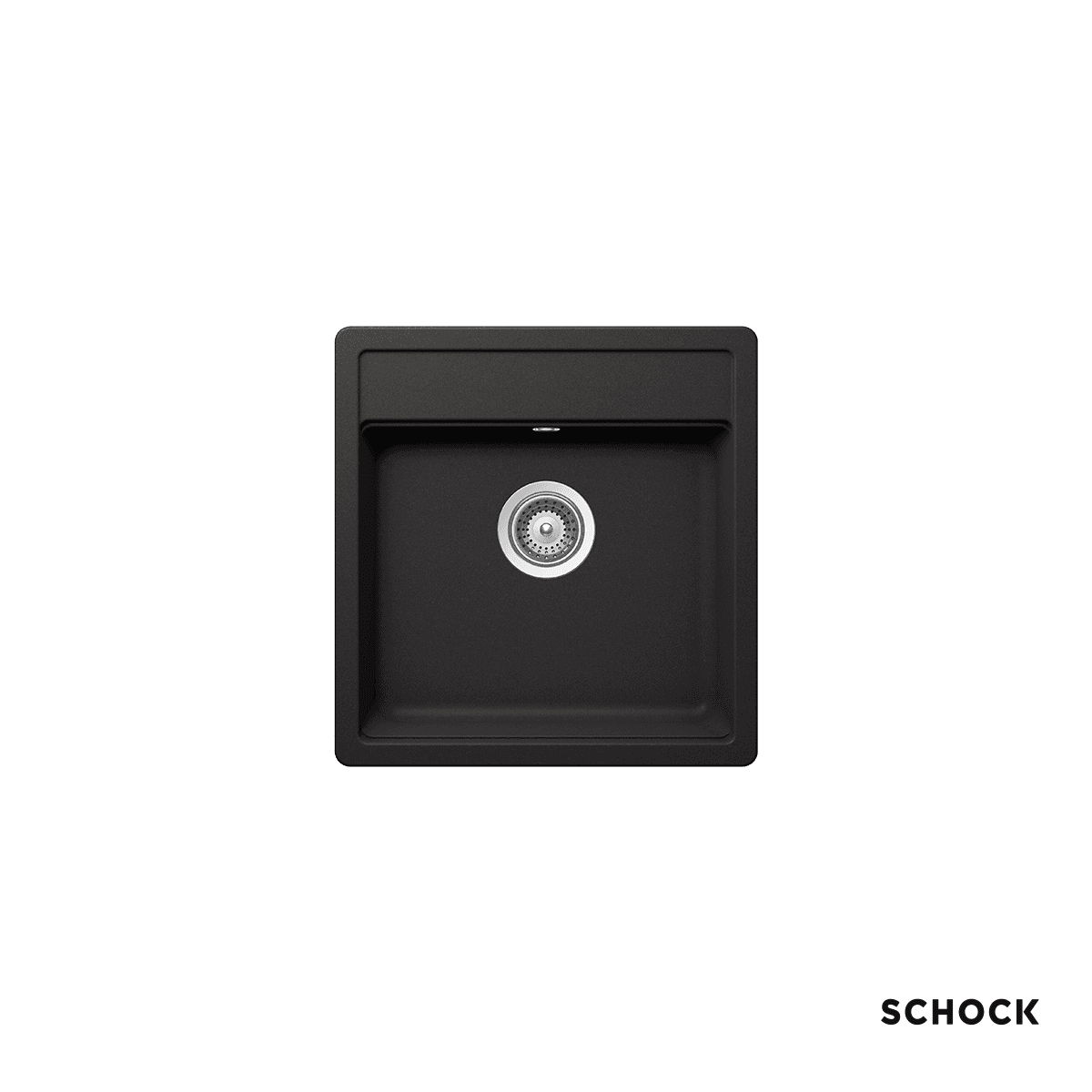 Νεροχύτης κουζίνας γρανιτένιος Schock Cristalite Manhattan 30050-1401 Nero 49×51 (ένθετος)