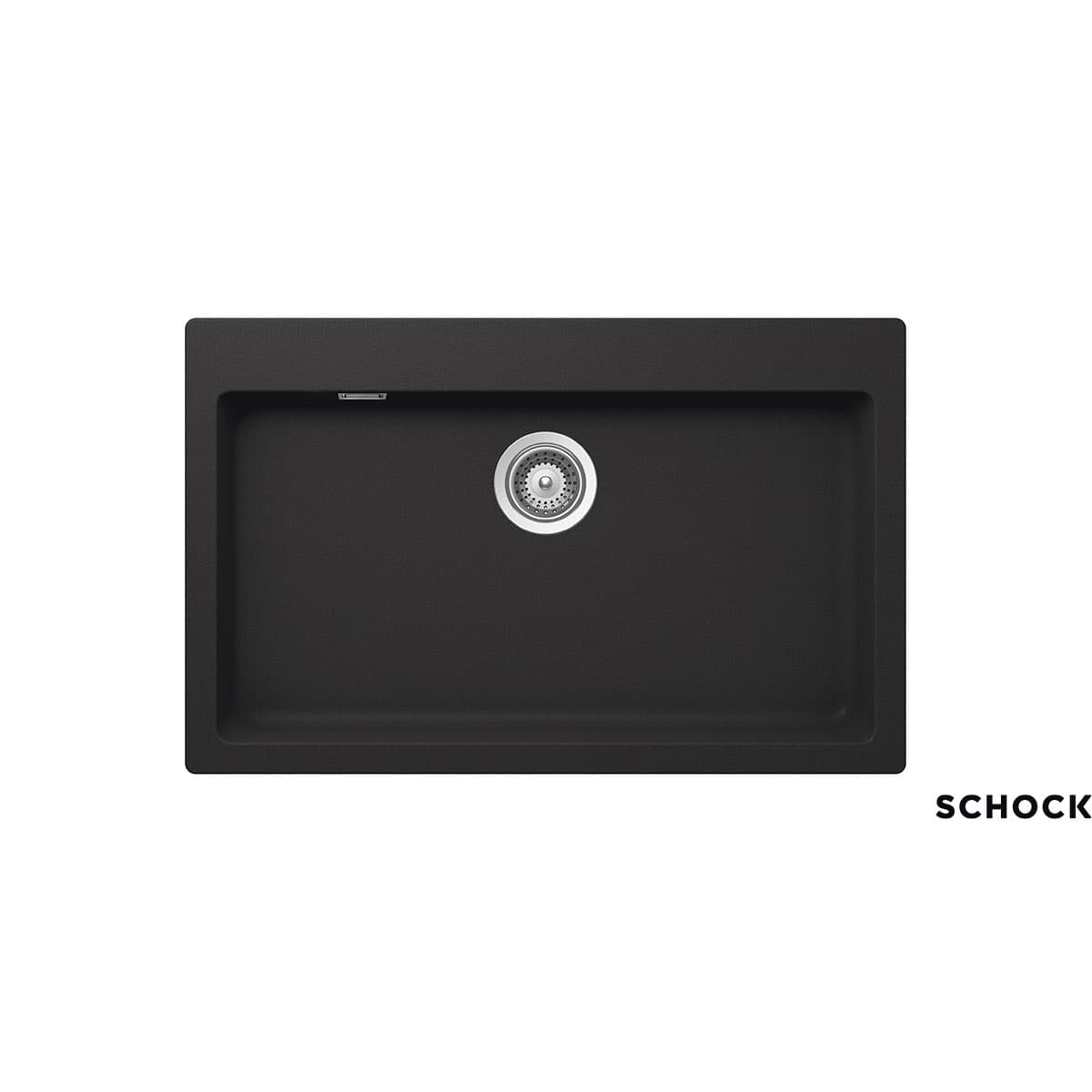 Νεροχύτης κουζίνας γρανιτένιος Schock Cristalite Manhattan 30080-1401 Nero 79×50 (ένθετος)