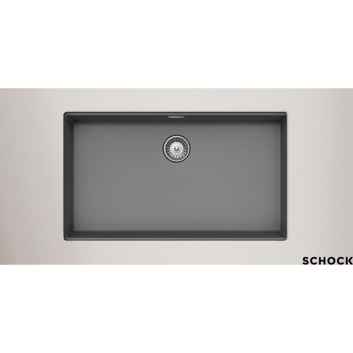 Νεροχύτης κουζίνας γρανιτένιος Schock Cristalite Manhattan 30080U-1441 Croma 75×45,6 (υποκαθήμενος)