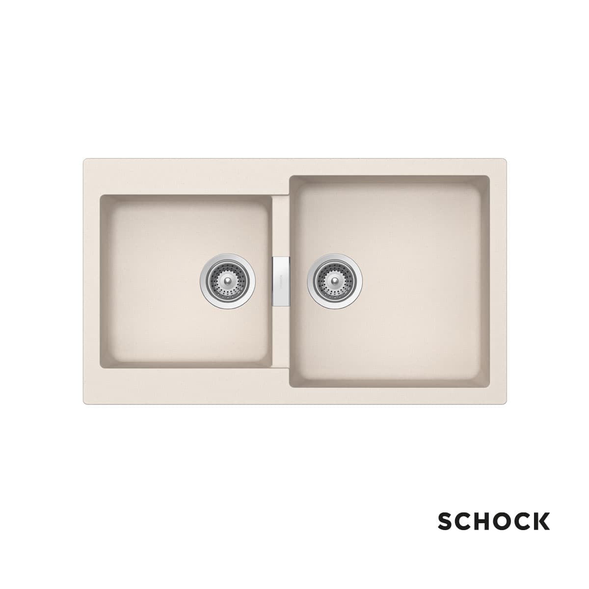 Νεροχύτης κουζίνας γρανιτένιος Schock Cristalite Manhattan 30290-1511 Everest 86×50 (ένθετος)