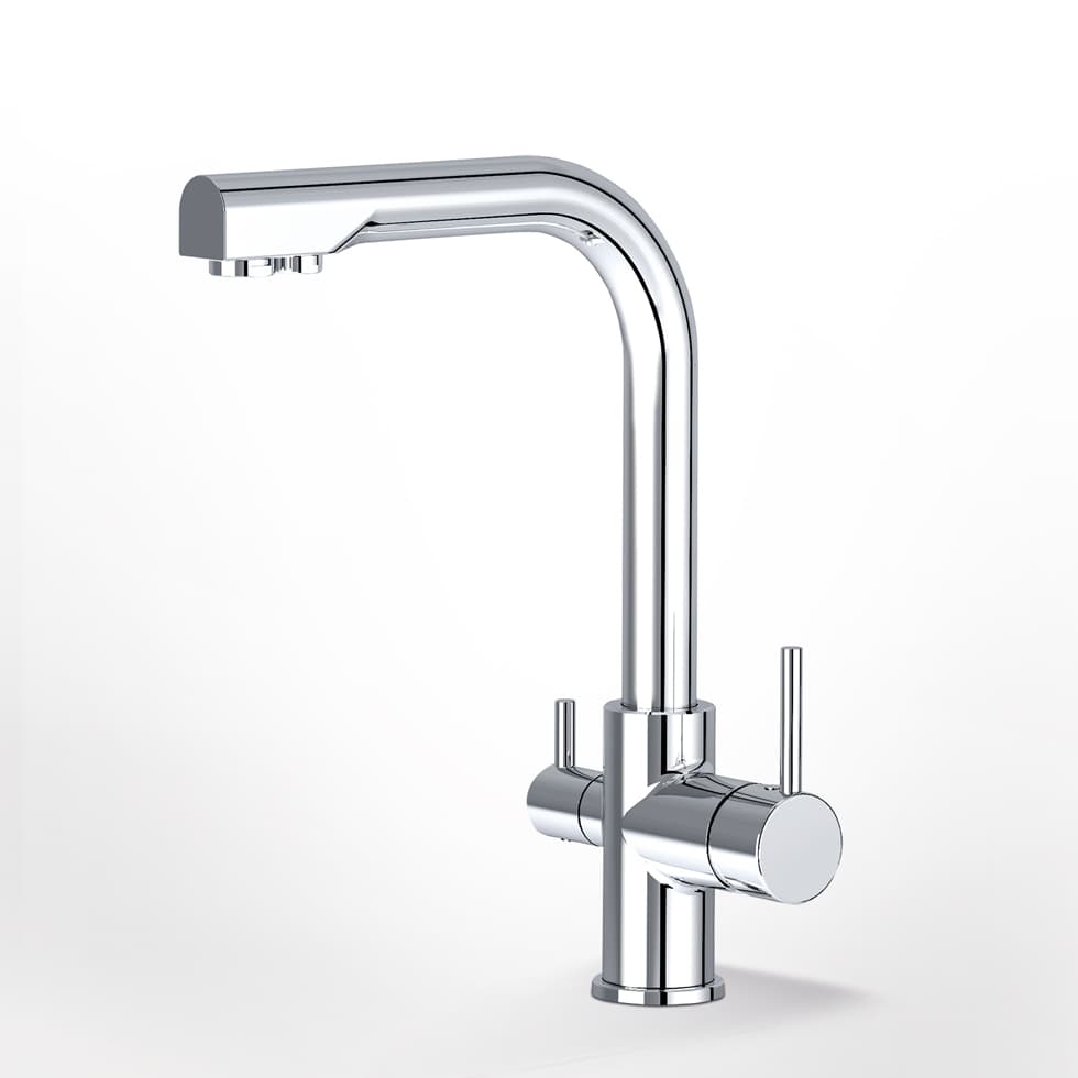 Μπαταρία κουζίνας Eurorama Filter-tap 13534-100 Χρώμιo (για σύνδεση με ντεπόζιτο) Υ31,8cm