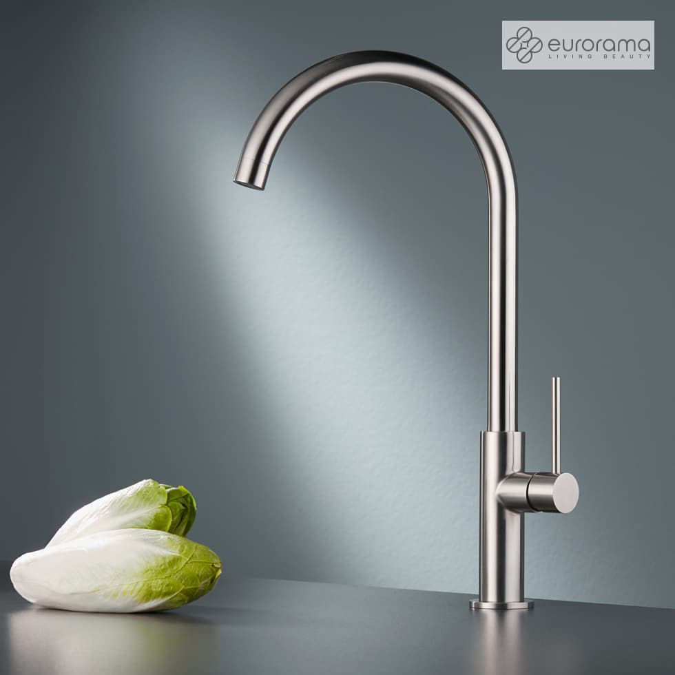 Μπαταρία κουζίνας Eurorama Inox 702515-111 Inox Σατινέ Υ42,5cm