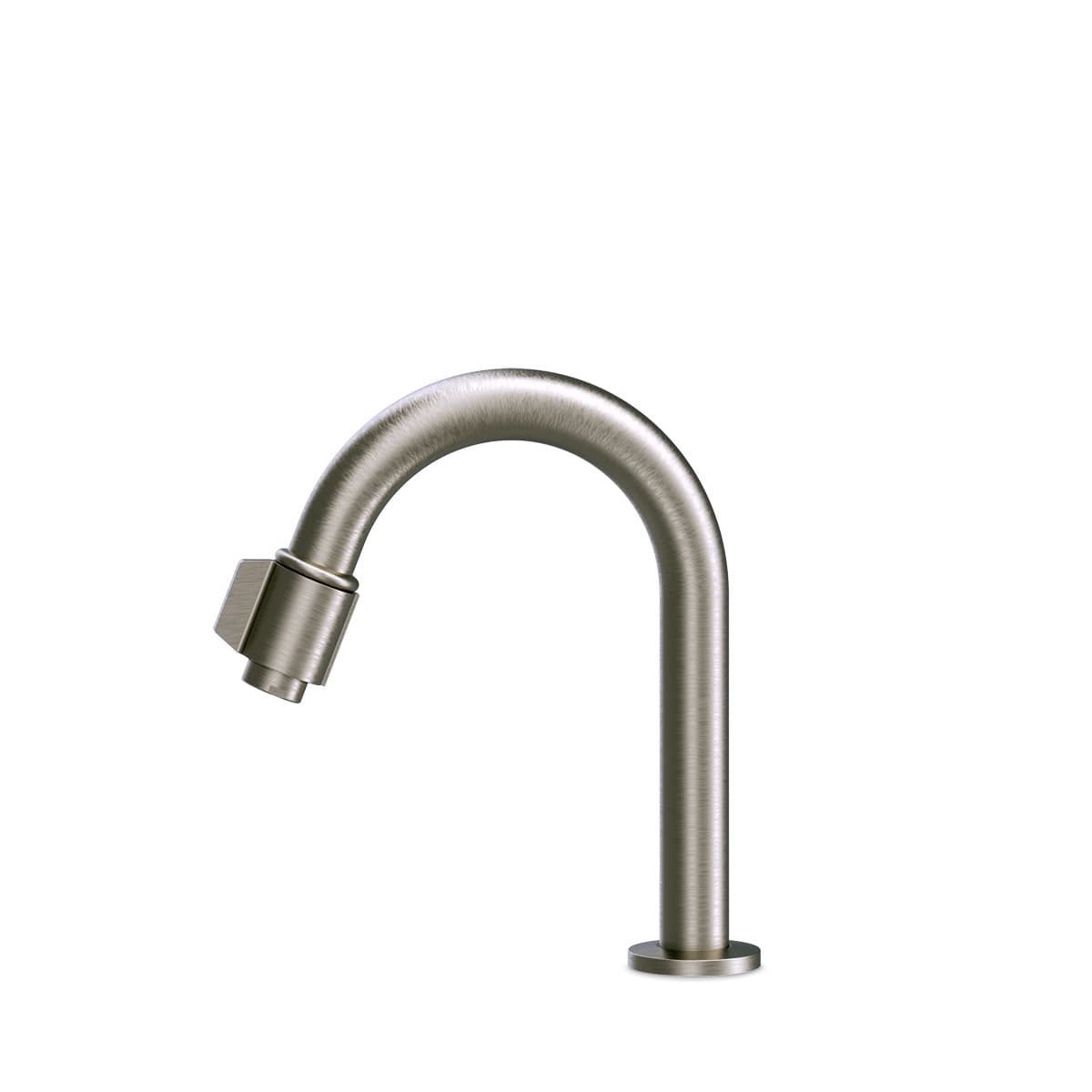 Στόμιο για φίλτρο νερού (με διακόπτη) Cora 13504-110 Inox Σατινέ (μόνο κρύο) Υ21,1cm