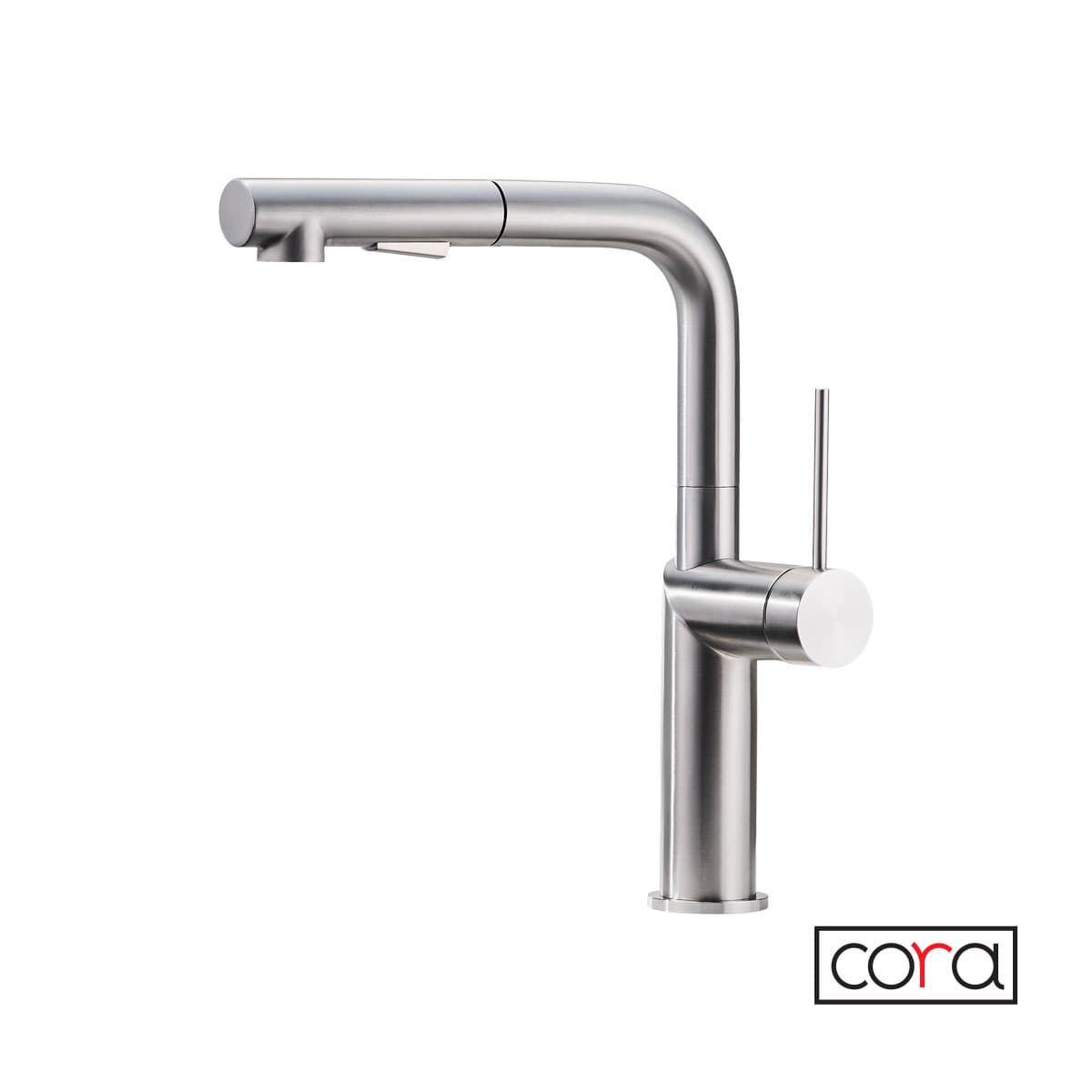 Μπαταρία κουζίνας Cora 63609-111 Inox Brushed Υ30,7cm