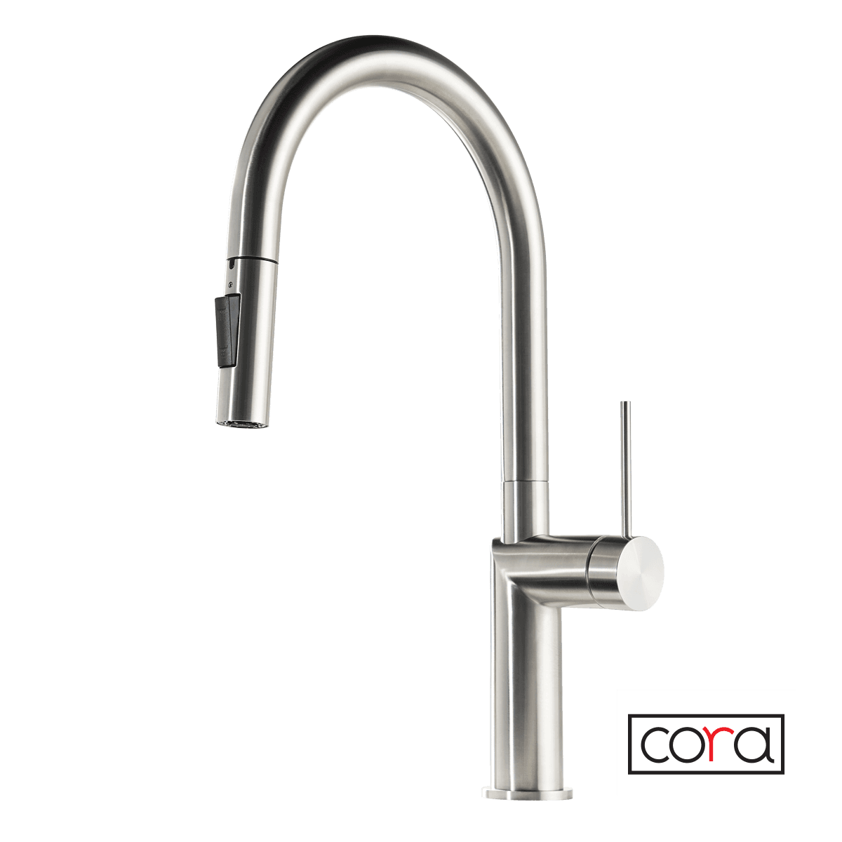 Μπαταρία κουζίνας Cora 63630-111 Inox Brushed Υ45,7cm