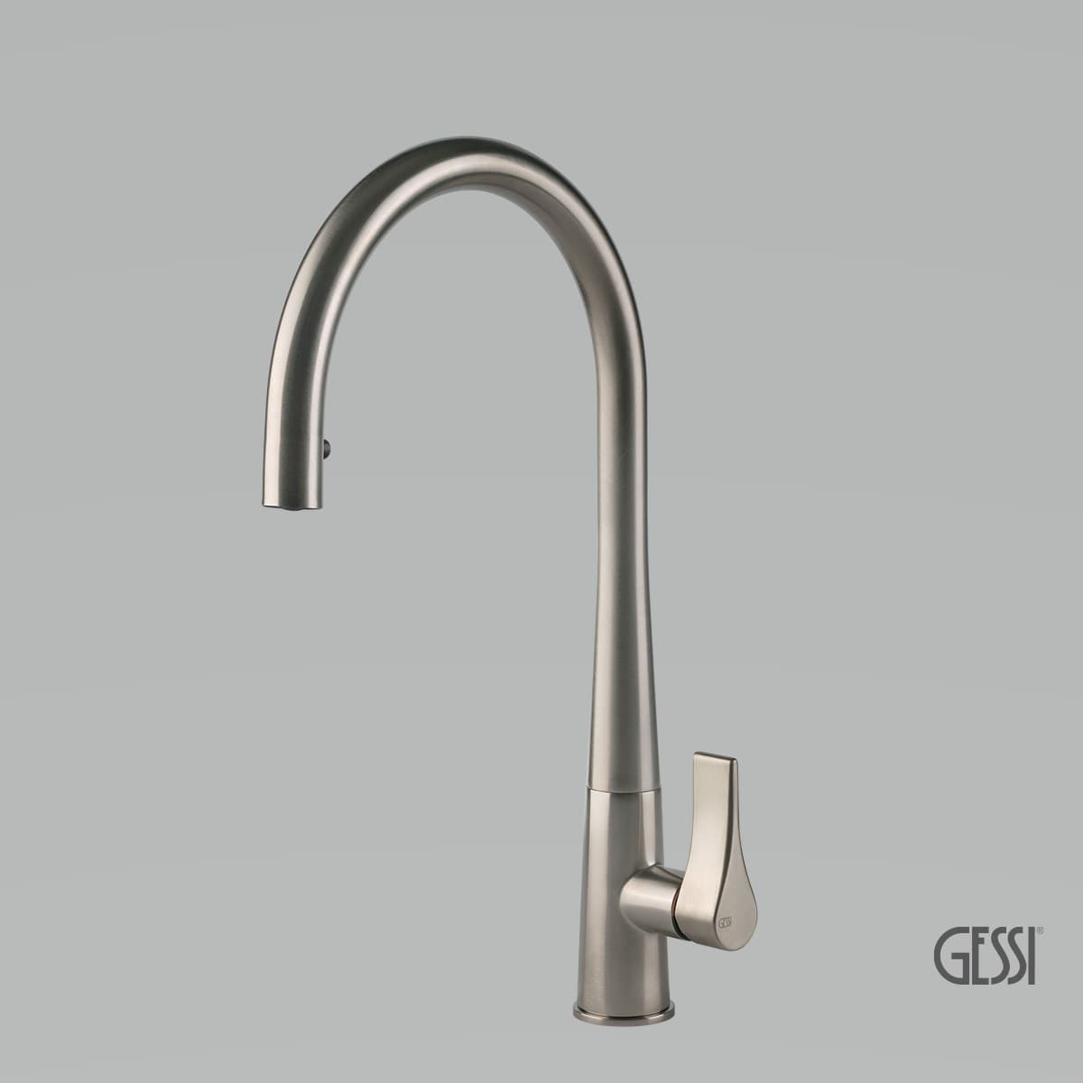 Μπαταρία κουζίνας Gessi Proton 17153-149 Inox Finish Υ41cm