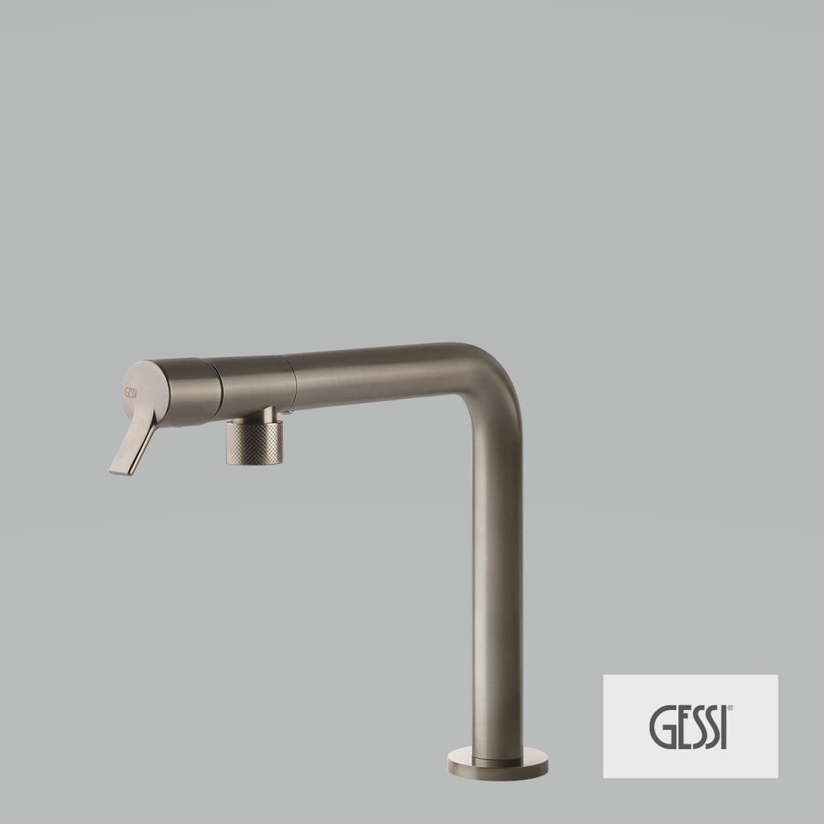 Μπαταρία κουζίνας Gessi Fisso 60073-149 Inox Finish Υ29,2cm