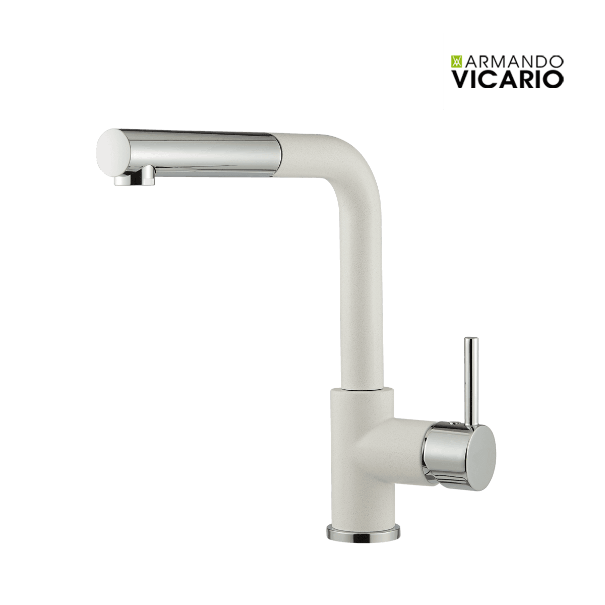 Μπαταρία κουζίνας Armando Vicario Fluo 18580-1301 Superwhite Υ26,8cm