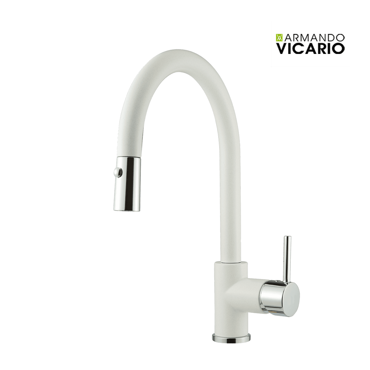 Μπαταρία κουζίνας Armando Vicario Fluo 18780-1301 Superwhite Υ35,7cm