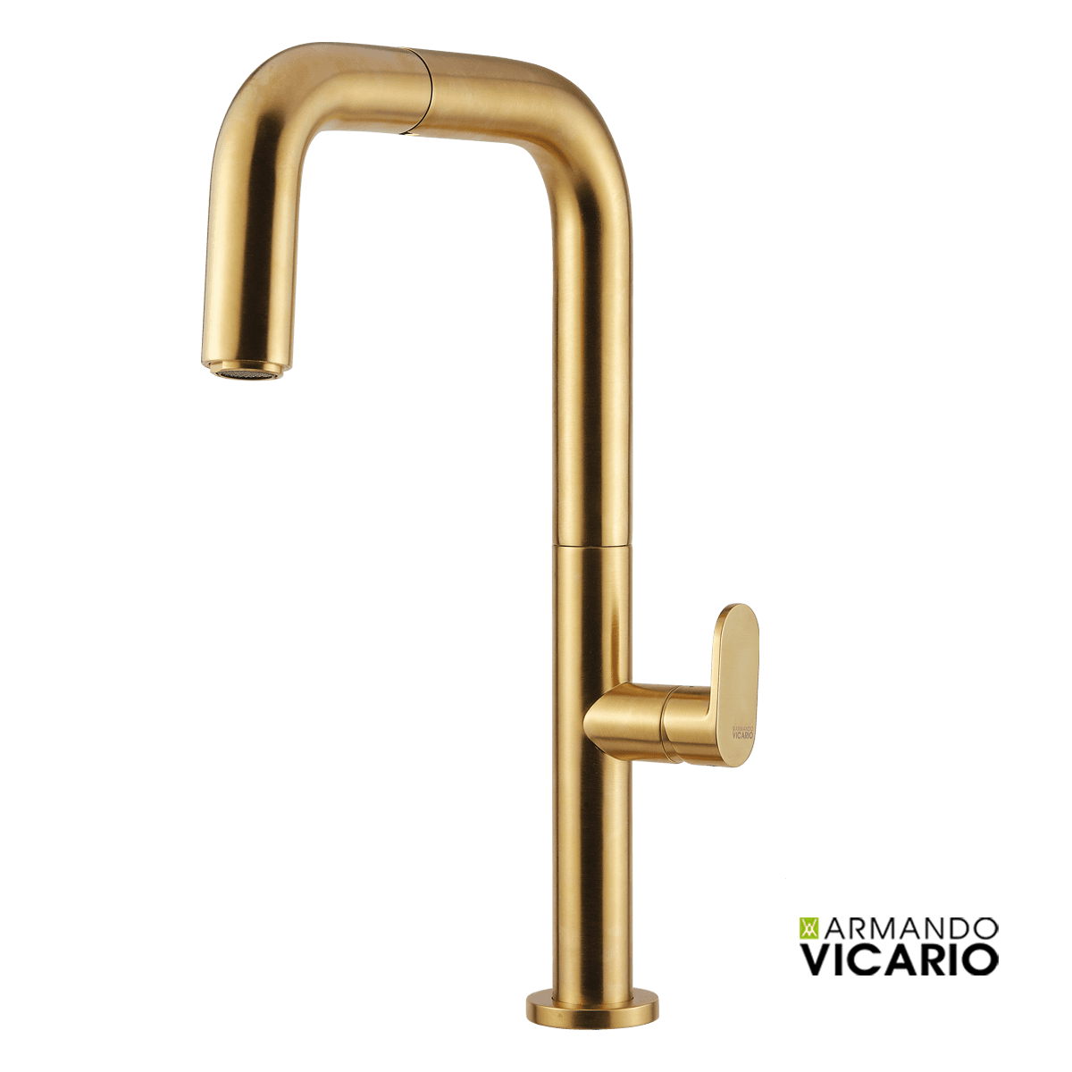 Μπαταρία κουζίνας Armando Vicario Eva 400746-201 Gold Brushed Υ35,5cm