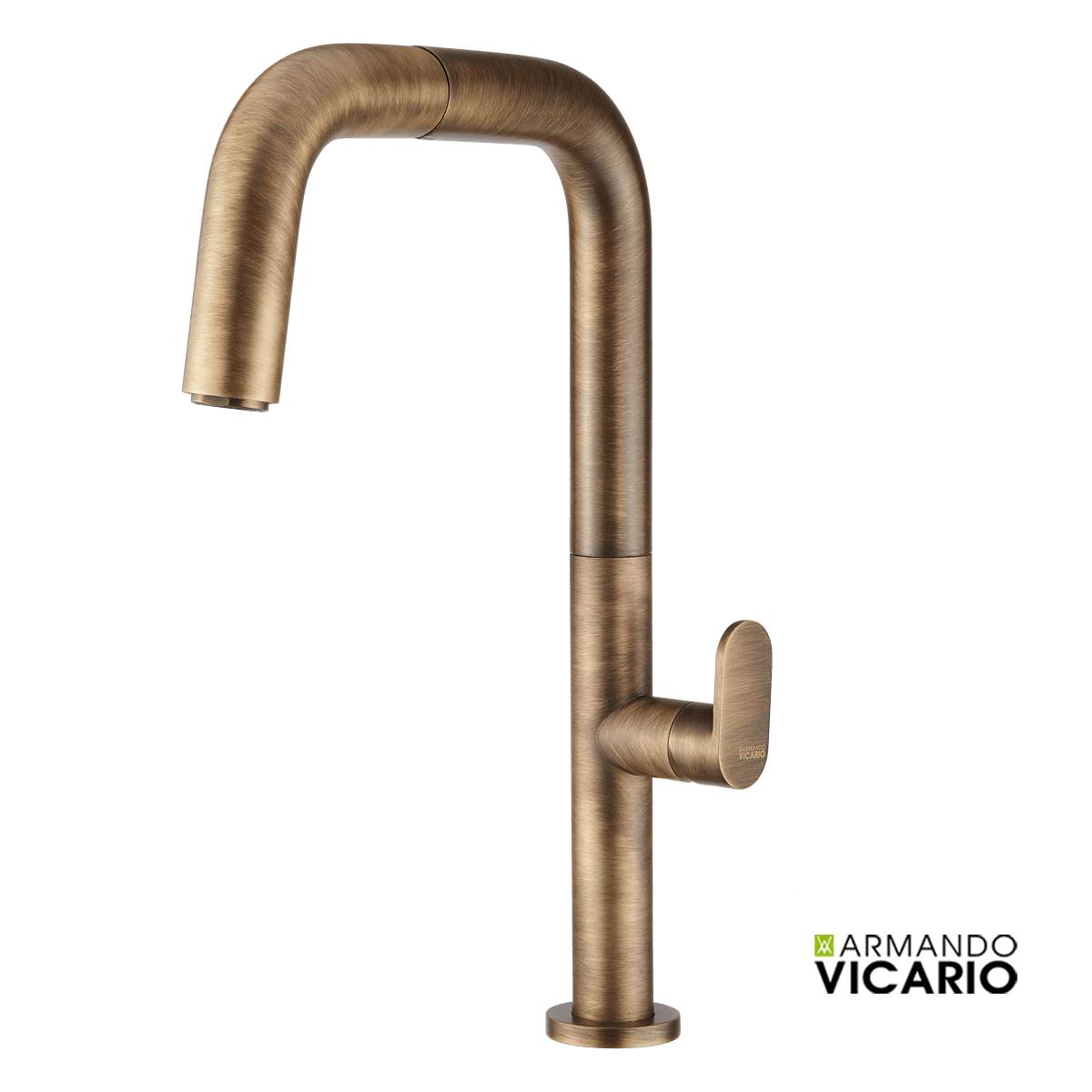 Μπαταρία κουζίνας Armando Vicario Eva 400746-221 Antique brass Υ35,5cm