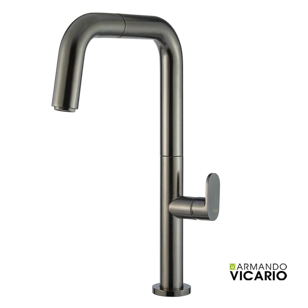 Μπαταρία κουζίνας Armando Vicario Eva 400746-410 Black Brushed Υ35,5cm