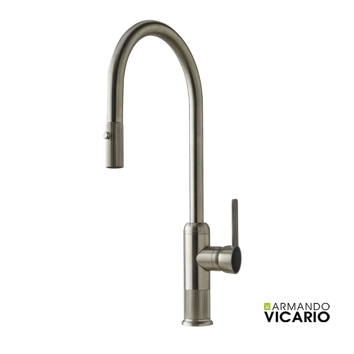 Μπαταρία κουζίνας Armando Vicario Lumiere 400785-110 Inox Brushed Υ49,2cm