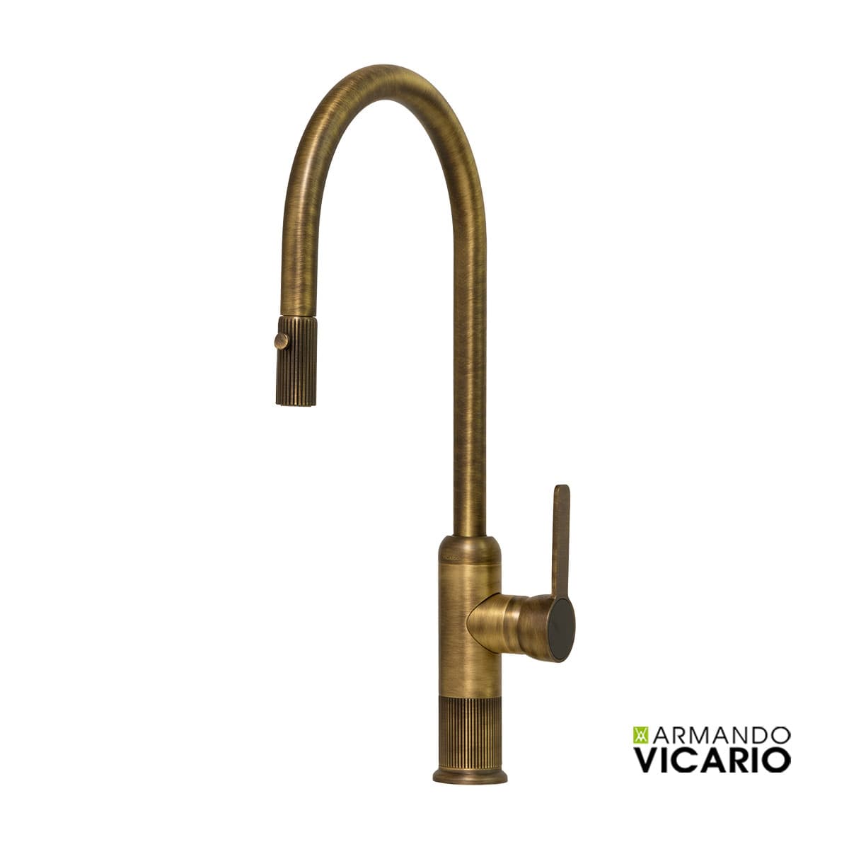 Μπαταρία κουζίνας Armando Vicario Lumiere 400785-221 Antique brass Υ49,2cm