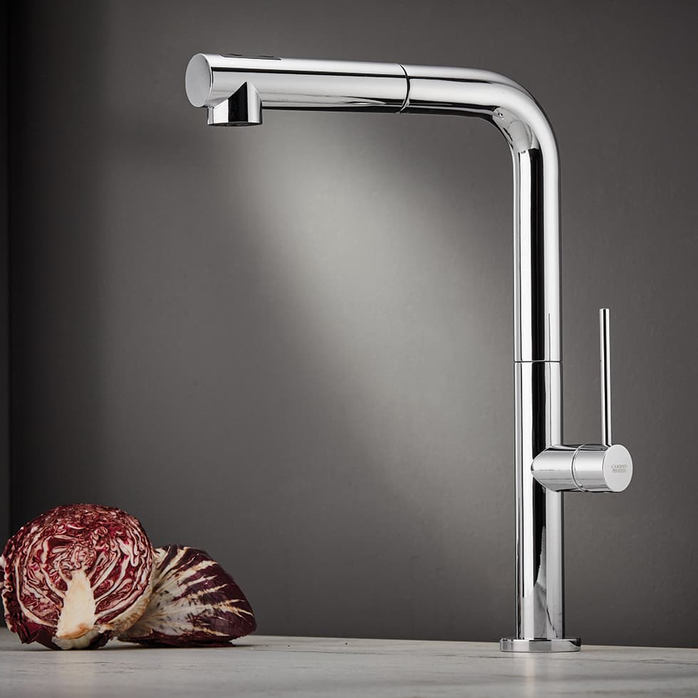 Μπαταρία κουζίνας Armando Vicario Tozo 48580-100 Χρώμιο Υ35,5cm