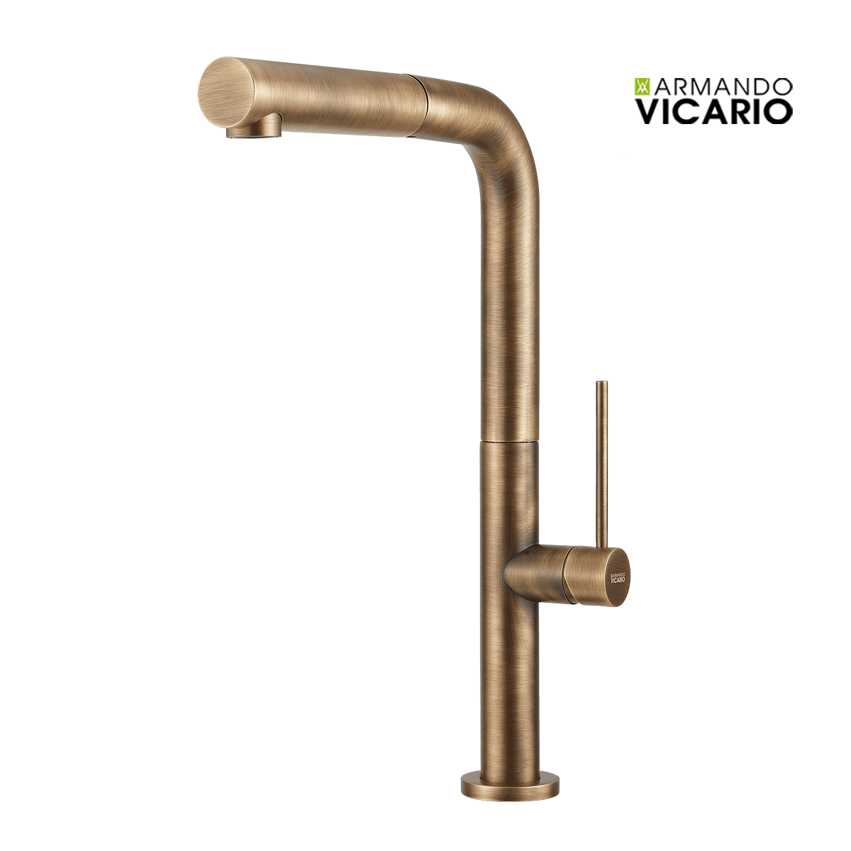 Μπαταρία κουζίνας Armando Vicario Tozo 48580-221 Antique brass Υ35,5cm