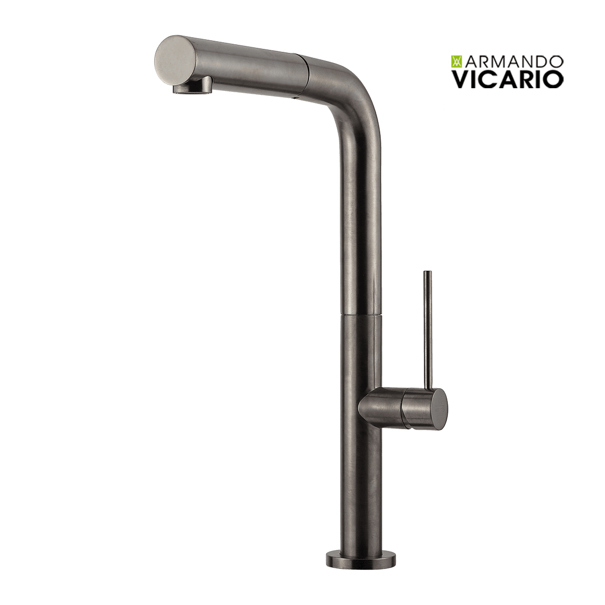 Μπαταρία κουζίνας Armando Vicario Tozo 48580-410 Black Brushed Υ35,5cm