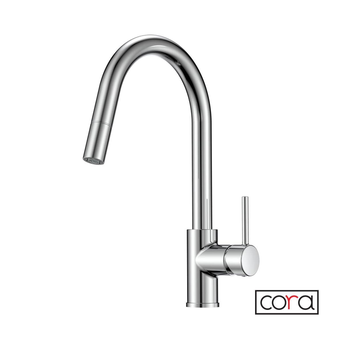 Μπαταρία κουζίνας Cora 63360-100 Χρώμιο Υ36,3cm