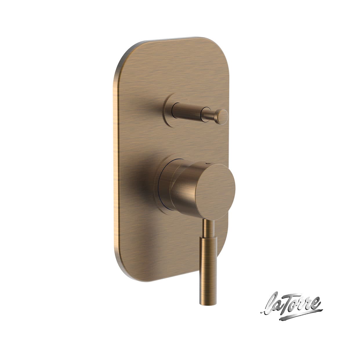 Μίκτης Εντοιχισμού 2 εξόδων La Torre New Tech 12050R-221 Antique Brass