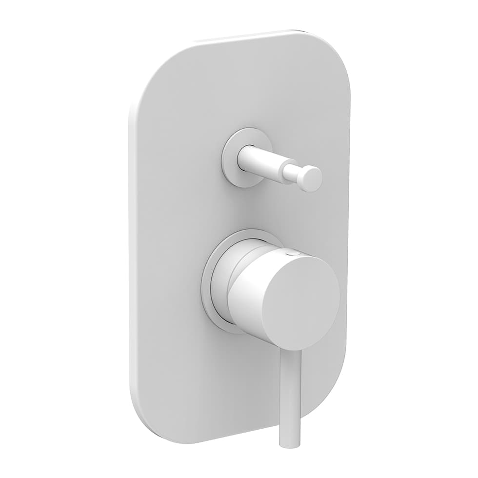 Μίκτης Εντοιχισμού 2 εξόδων La Torre New Tech 12050R-300 Ματ Λευκό