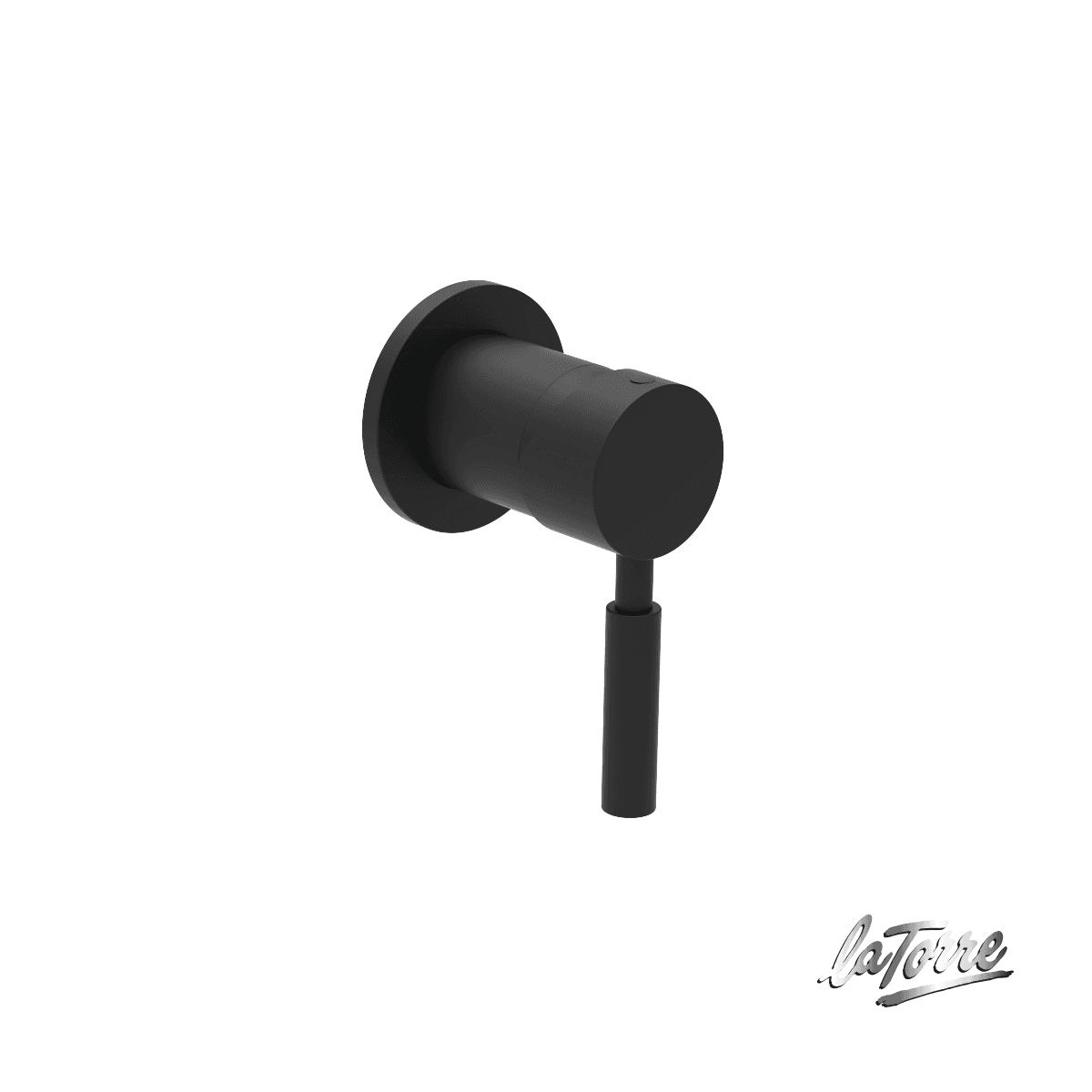 Μίκτης Εντοιχισμού 1 εξόδου La Torre New Tech 12051SP-400 Ματ Μαύρο
