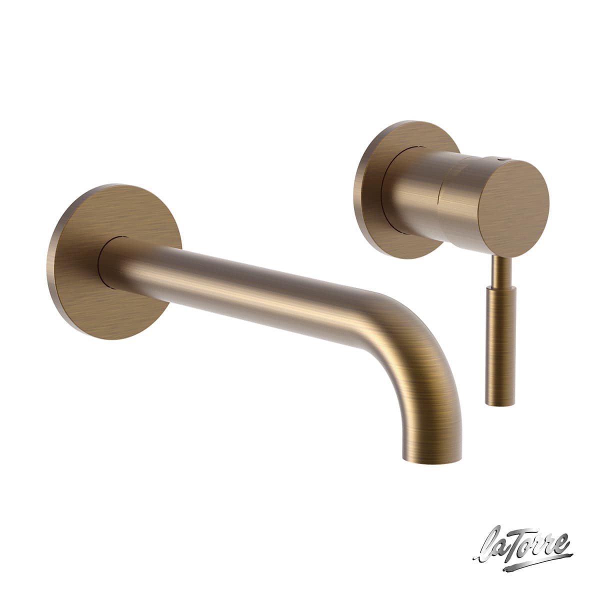 Μπαταρία Νιπτήρος Εντοιχισμού La Torre New Tech 12208-221 Antique Brass