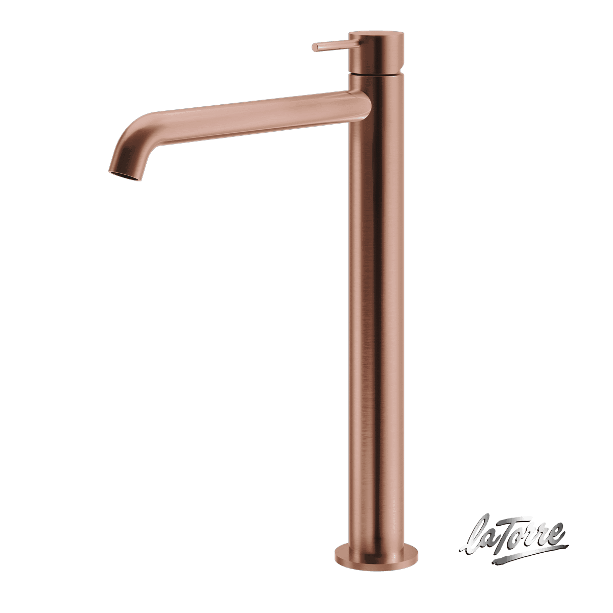 Μπαταρία Νιπτήρος Ψηλή La Torre Elle 35016-811 Rose Gold Brushed PVD