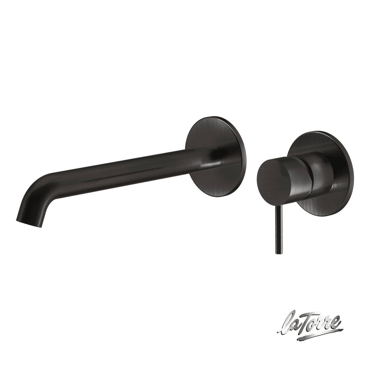 Μπαταρία Νιπτήρος Εντοιχισμού La Torre Elle 35032-411 Black Brushed PVD
