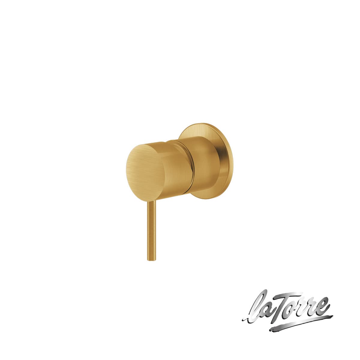 Μίκτης Εντοιχισμού 1 εξόδου La Torre Elle 35300-211 Gold Brushed PVD