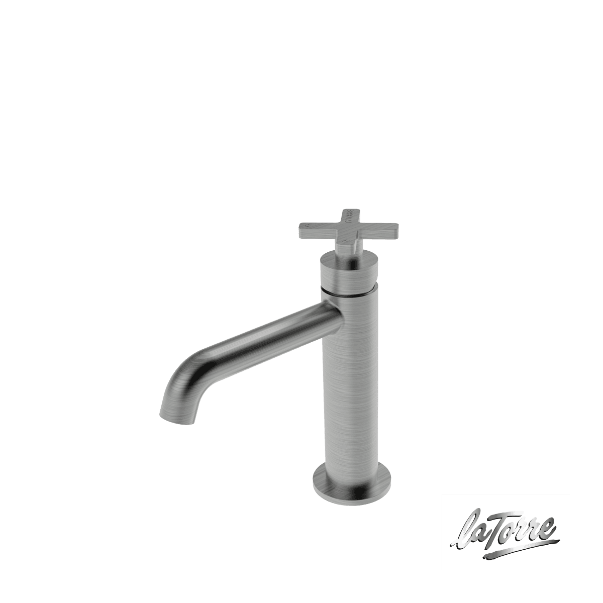 Μπαταρία Νιπτήρος La Torre Elle Cross 38004-110 Inox Brushed