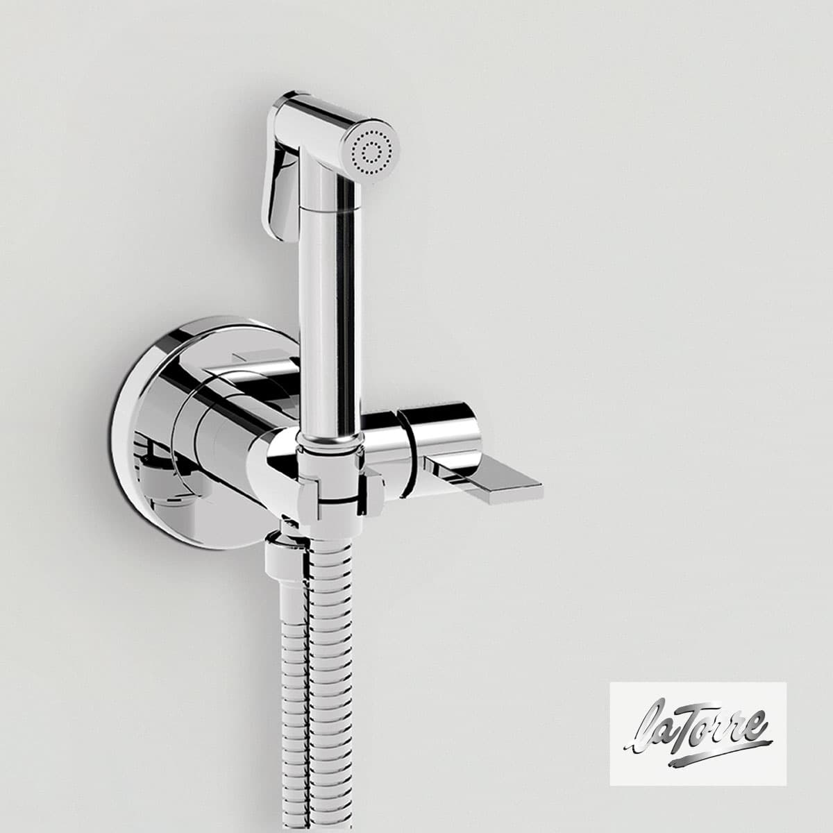 Ντουζάκι shut-off La Torre Flush Mix Taya 40211-100 Χρώμιο (ζεστό / κρύο)