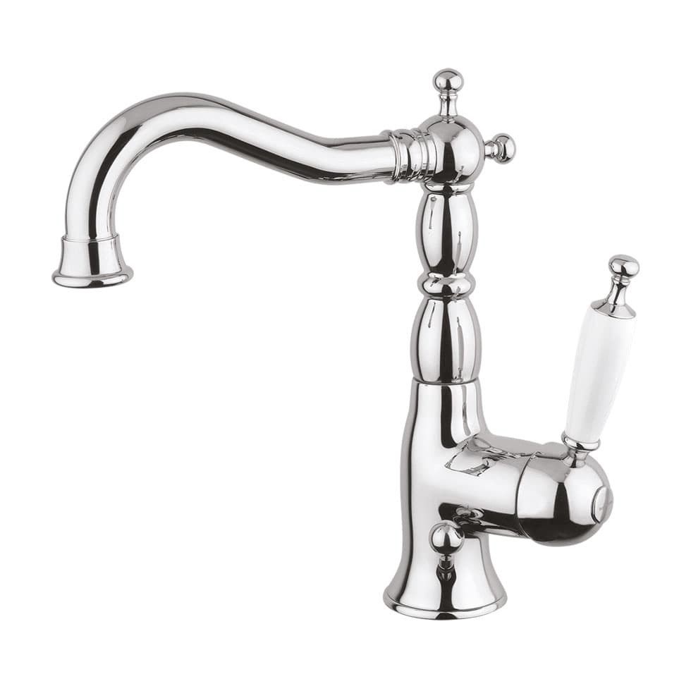 Μπαταρία Νιπτήρος Bugnatese Oxford 6313-100 Χρώμιο με Πορσελάνη
