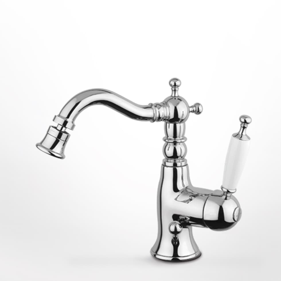 Μπαταρία Μπιντέ Bugnatese Oxford 6323-100 Χρώμιο με Πορσελάνη