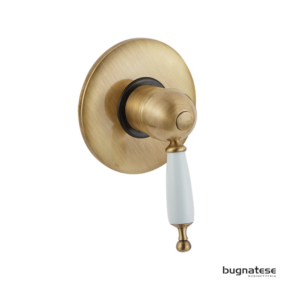 Μίκτης Εντοιχισμού 1 εξόδου Bugnatese Oxford 6330-220 Μπρονζέ με Πορσελάνη
