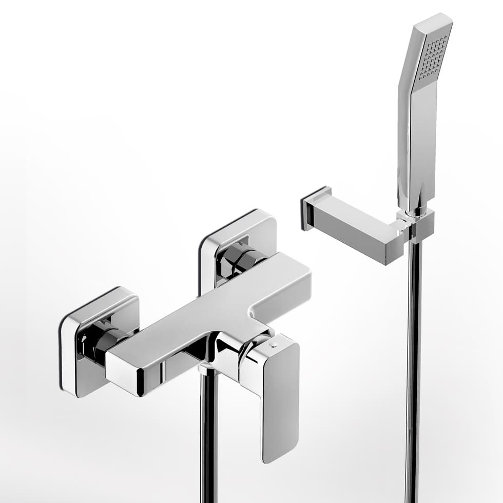 Μπαταρία Λουτρού Eurorama Quadra 144150-100 Χρώμιο