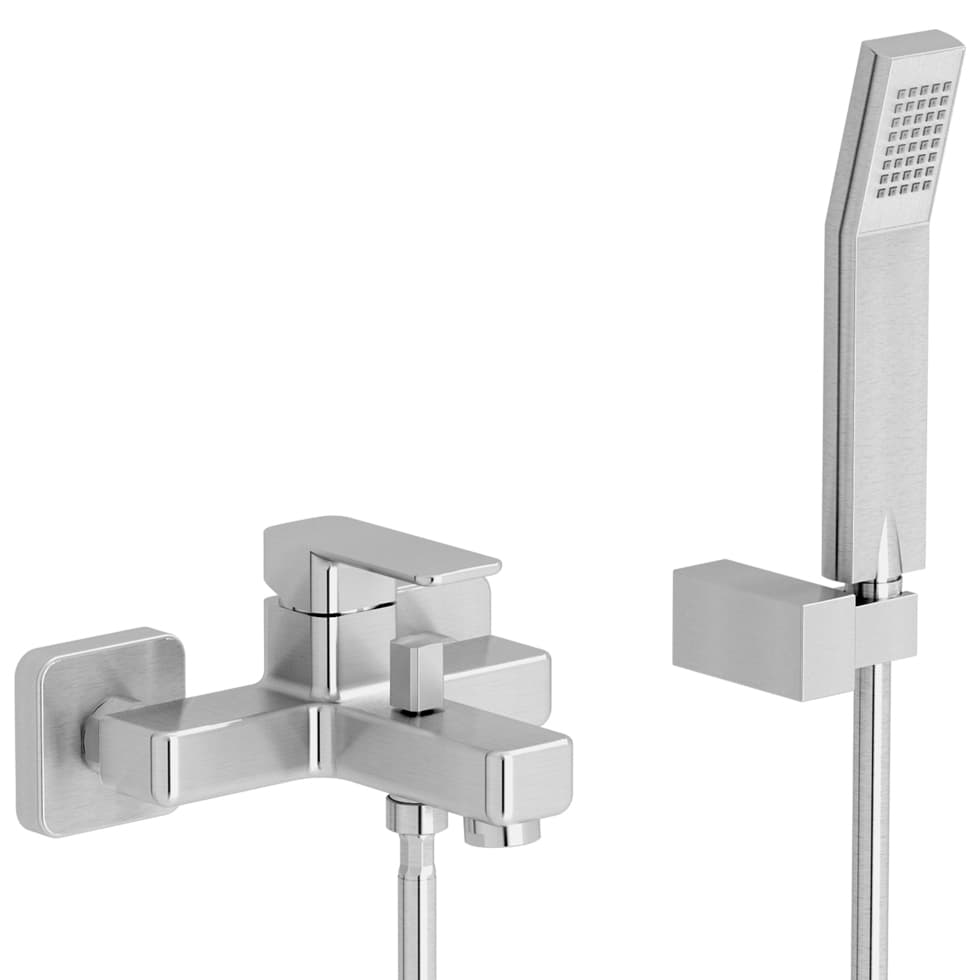 Μπαταρία Λουτρού Eurorama Quadra 144210-110 Inox