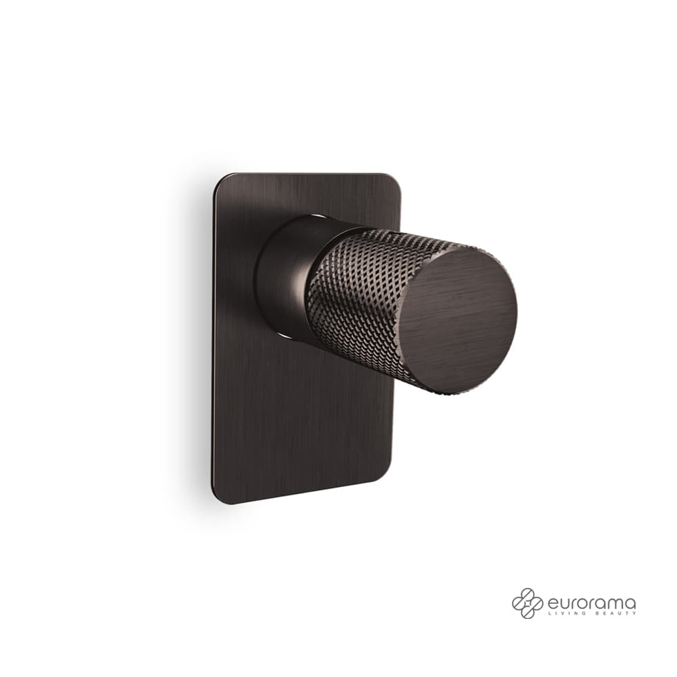 Μίκτης Εντοιχισμού 1 εξόδου Eurorama Eletta Tecno 167055SL-410 Black Brushed