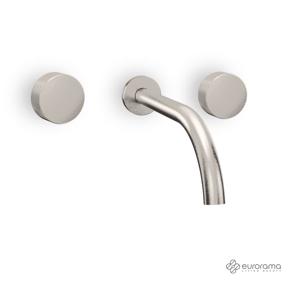 Μπαταρία Νιπτήρος Εντοιχισμού Eurorama Eletta Tecno 167901-110 Inox Σατινέ