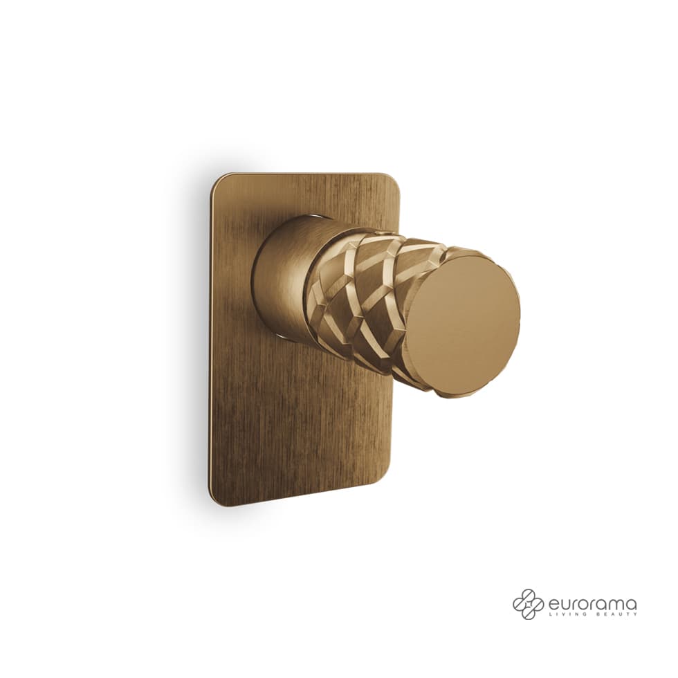 Μίκτης Εντοιχισμού 1 εξόδου Eurorama Eletta Chester 168055SL-221 Bronze Brushed