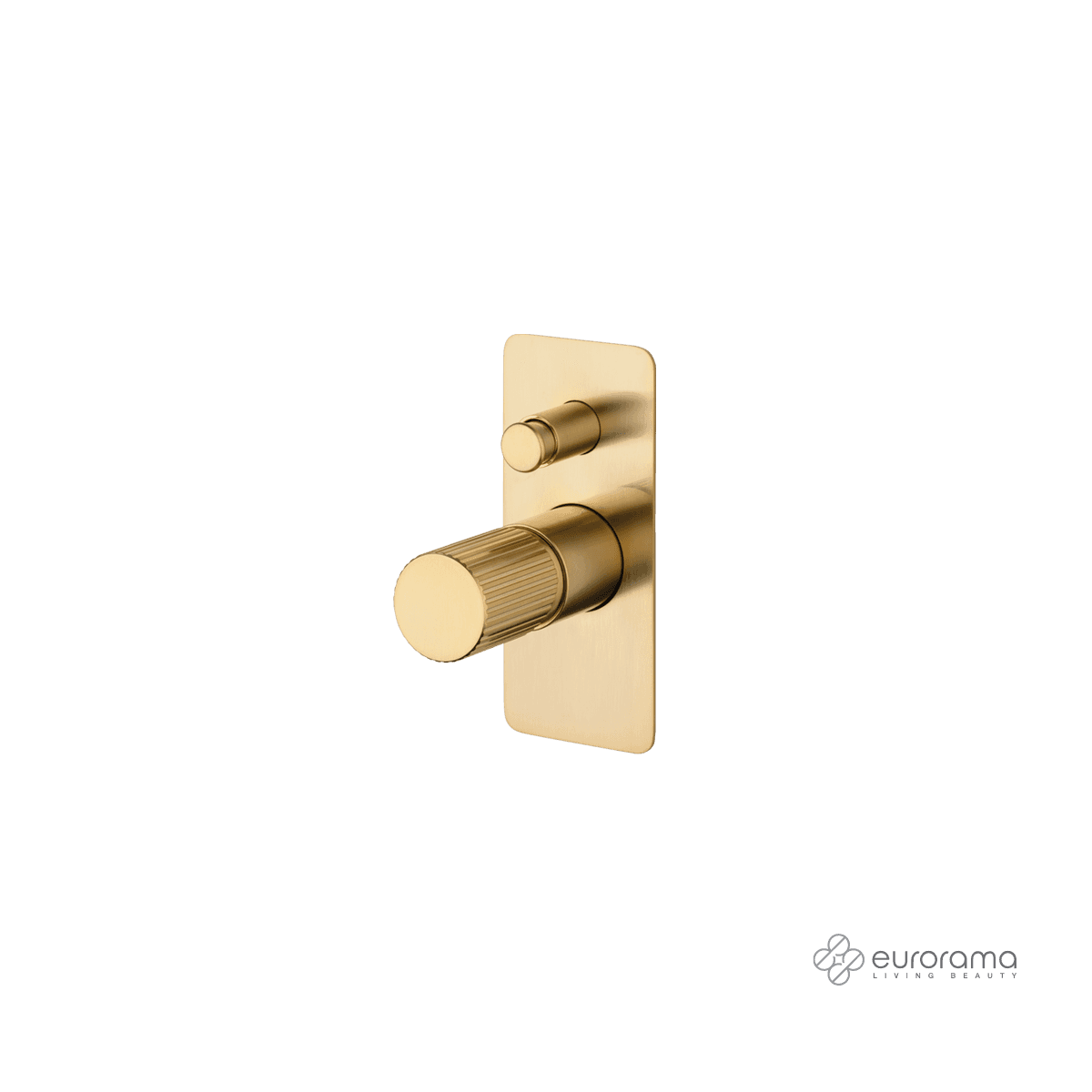 Μίκτης Εντοιχισμού 2 εξόδων Eurorama Oso 178030SL-201 Light Gold Brushed