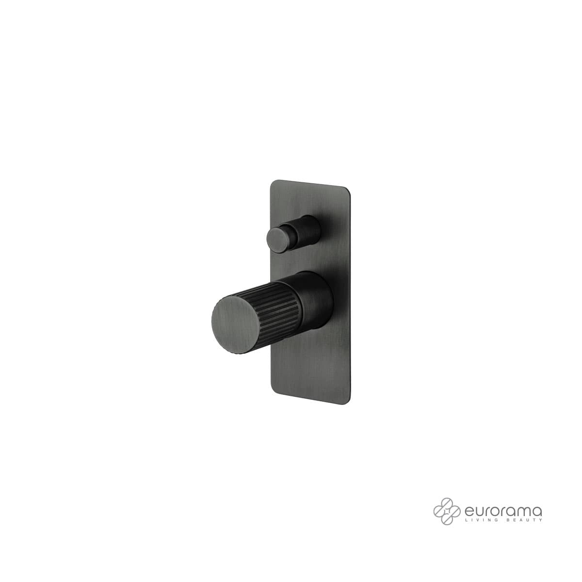 Μίκτης Εντοιχισμού 2 εξόδων Eurorama Oso 178030SL-410 Black Brushed