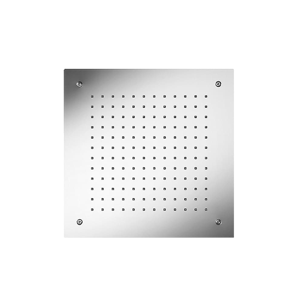 Κεφαλή Ντους Οροφής Εντοιχισμού Almar E044228-100 Square Temptation Χρώμιο 38x38cm