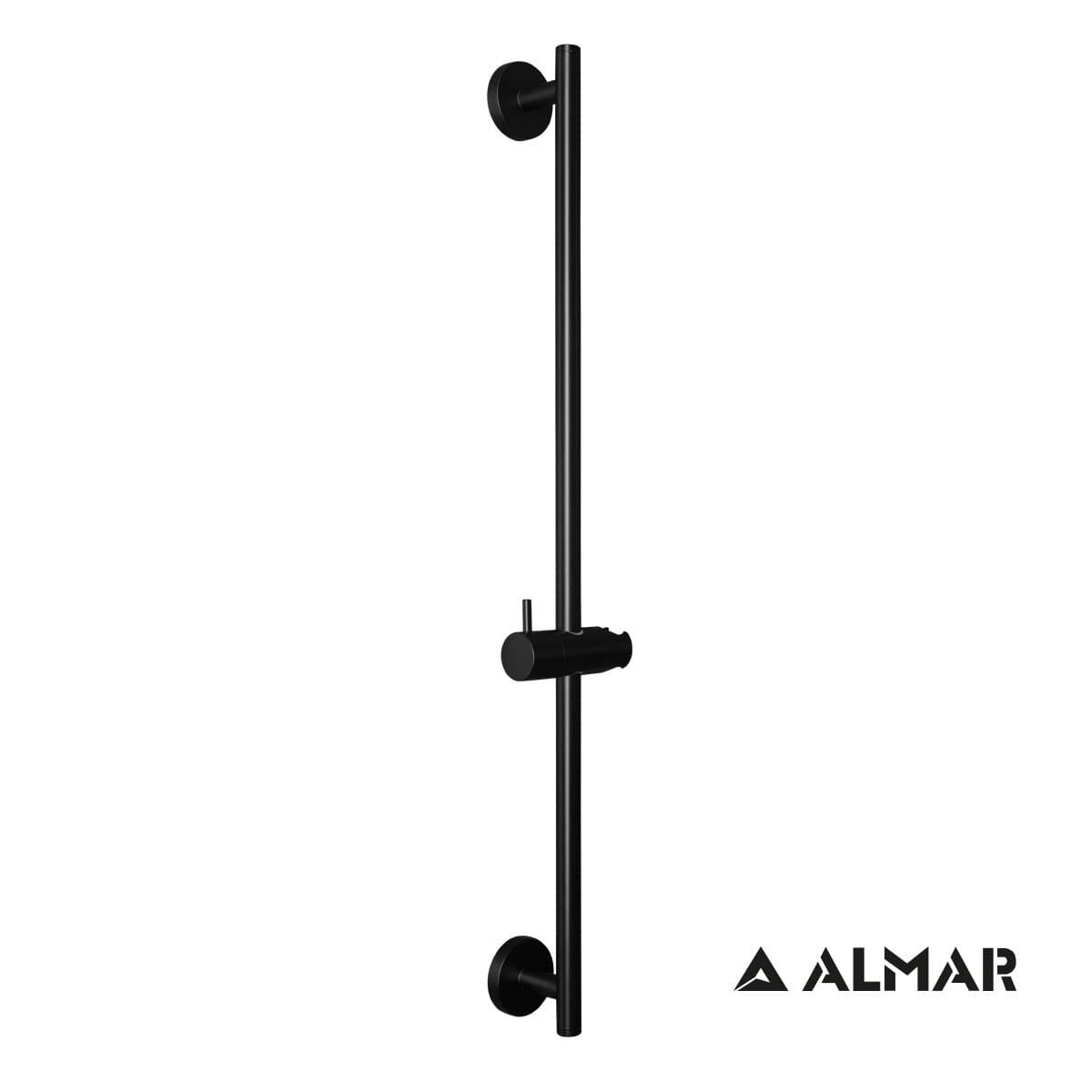 Βέργα Ντους με Βάση Τηλεφώνου Almar Sintesi E087001-400 Ματ Μαύρο 70cm (πώληση σε συνδυασμό με μπαταρία λουτρού / ντους ίδιας απόχρωσης)