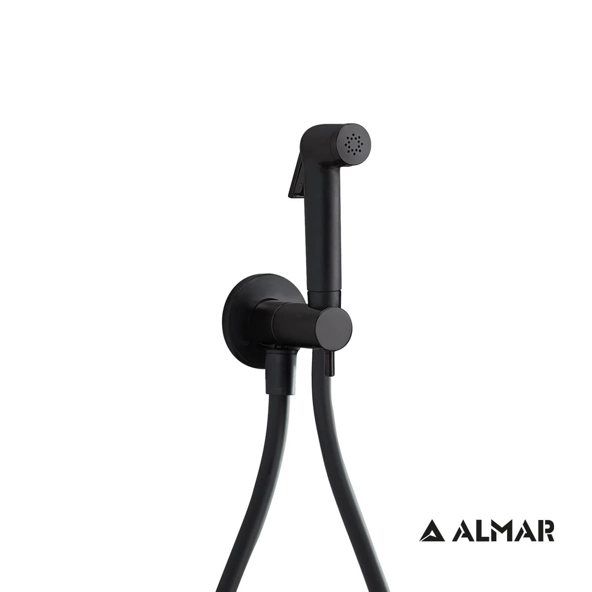 Ντουζάκι shut-off Almar Flush 1 E136004-400 Ματ Μαύρο (μόνο κρύο)
