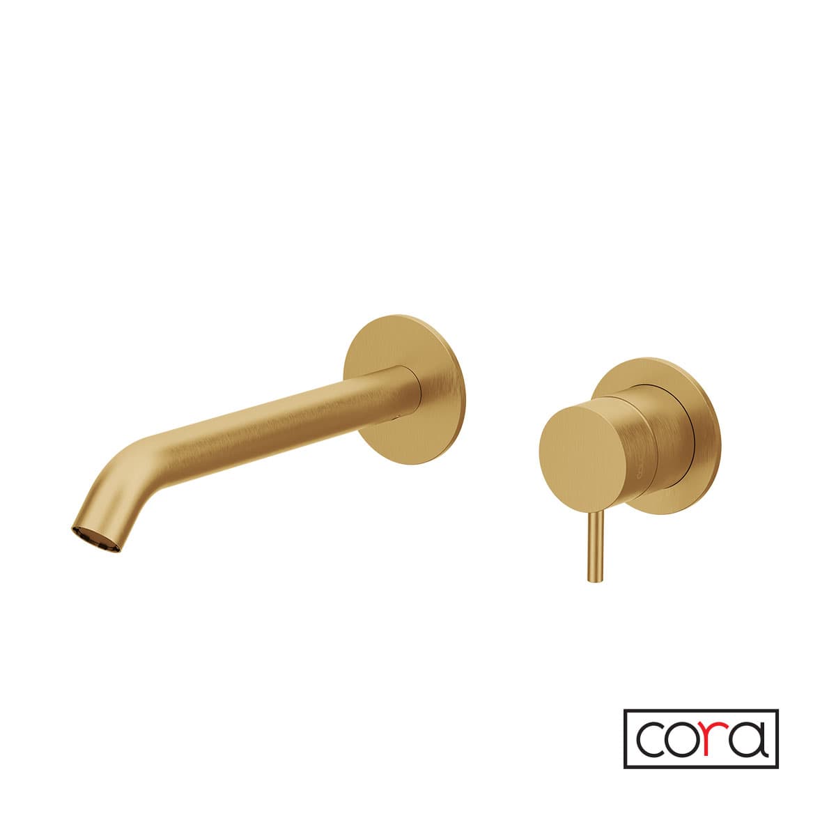Μπαταρία Νιπτήρος Εντοιχισμού Cora 6118-211 PVD Gold Brushed
