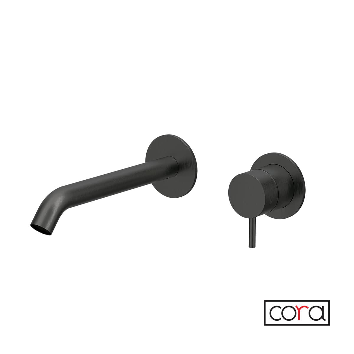 Μπαταρία Νιπτήρος Εντοιχισμού Cora 6118-411 PVD Black Brushed