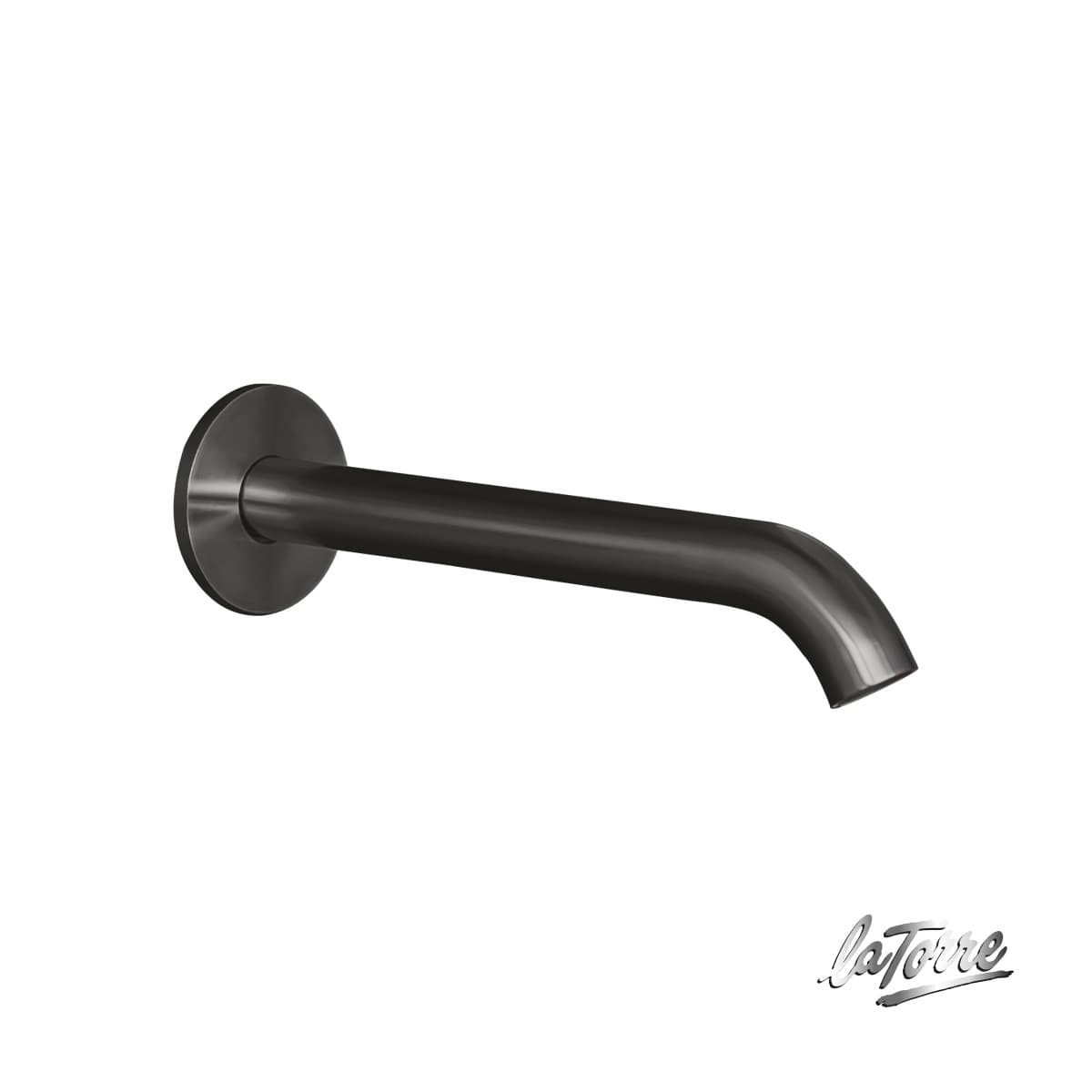 Στόμιο Ντους La Torre Elle N6809-411 Black Brushed PVD 18cm (πώληση σε συνδυασμό με μίκτη ίδιας απόχρωσης)