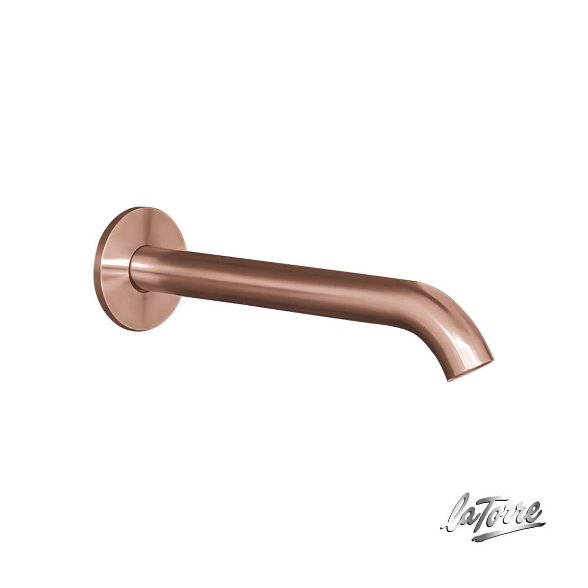 Στόμιο Ντους La Torre Elle N6809-811 Rose Gold Brushed PVD 18cm (πώληση σε συνδυασμό με μίκτη ίδιας απόχρωσης)